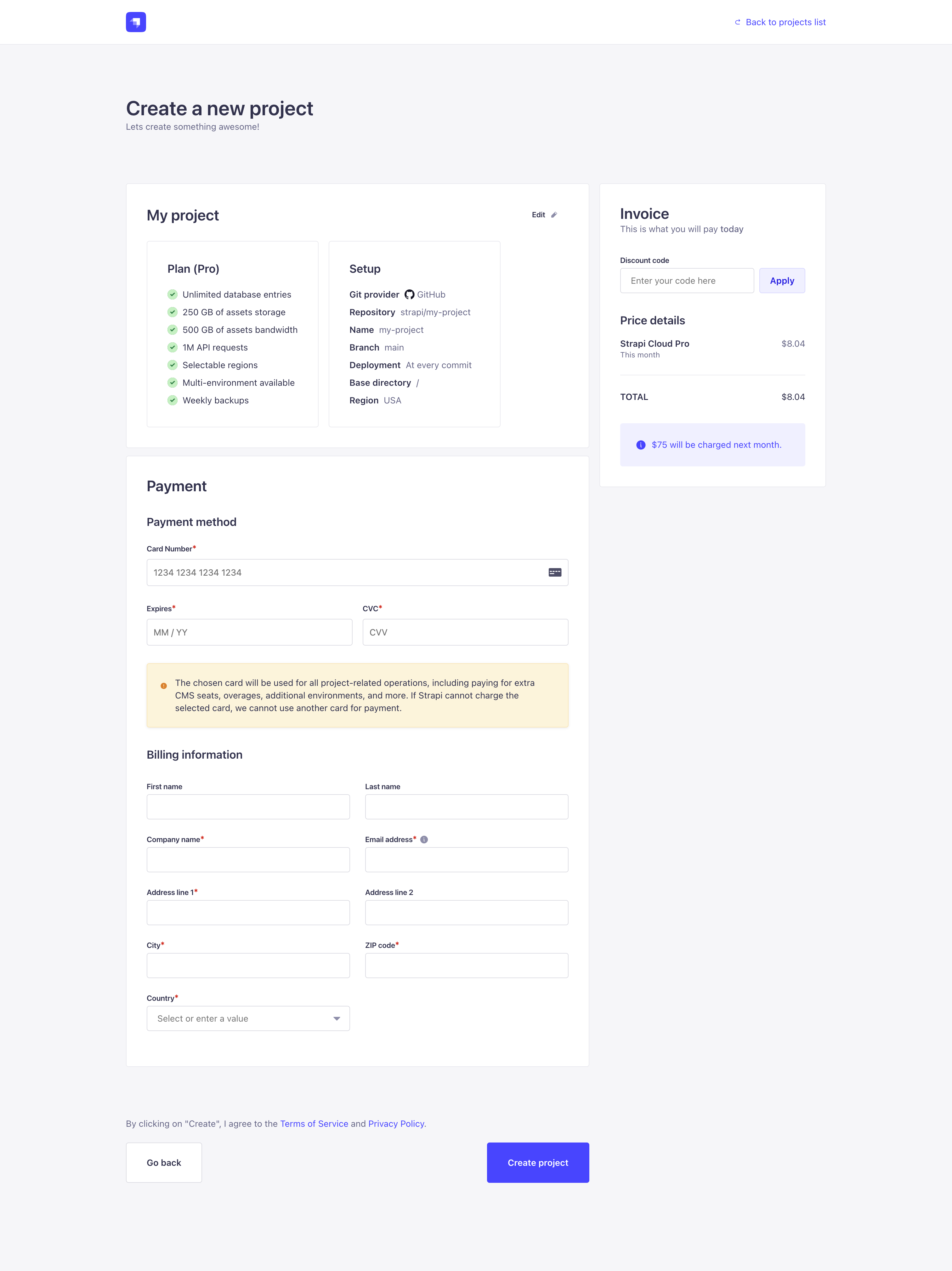Payment & Billing